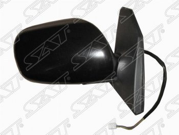 Правое боковое зеркало заднего вида SAT (обогрев, 5 контактов) Toyota Corolla E120 седан дорестайлинг (2000-2004)