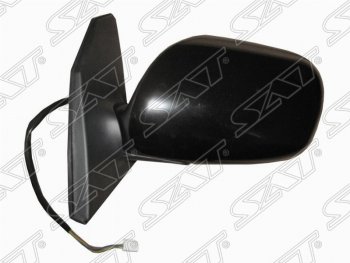 Левое боковое зеркало заднего вида SAT (обогрев, 5 контактов) Toyota Corolla E120 седан дорестайлинг (2000-2004)