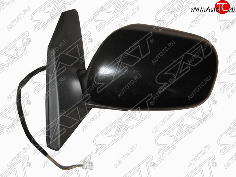4 289 р. Левое боковое зеркало заднего вида SAT (обогрев, 5 контактов) Toyota Corolla E120 седан дорестайлинг (2000-2004) (Неокрашенное)  с доставкой в г. Воронеж