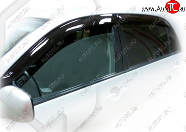 1 999 р. Дефлектора окон Allex (E121-124) CA-Plastic  Toyota Corolla  E120 (2000-2004) хэтчбек 5 дв. дорестайлинг (Classic полупрозрачный, Без хром.молдинга, Крепление только на скотч)  с доставкой в г. Воронеж