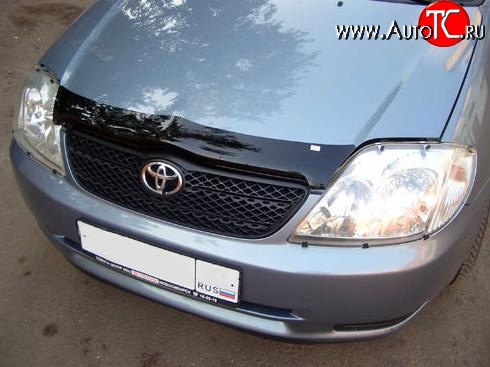 4 599 р. Дефлектор капота NovLine Toyota Corolla E120 универсал дорестайлинг (2000-2004)  с доставкой в г. Воронеж