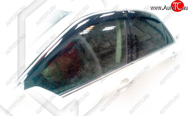 1 999 р. Дефлектора окон CA-Plastic  Toyota Crown  S180 (2005-2008) седан рестайлинг (Classic полупрозрачный, Без хром.молдинга)  с доставкой в г. Воронеж