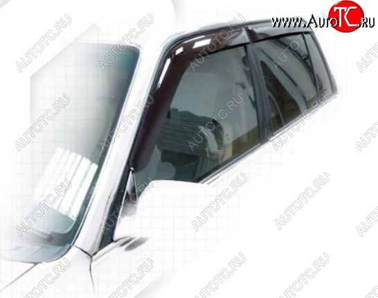 1 999 р. Дефлектора окон CA-Plastic (увеличенная задняя дверь)  Toyota Crown  XS10 (1995-2017) седан (Classic полупрозрачный, Без хром.молдинга)  с доставкой в г. Воронеж
