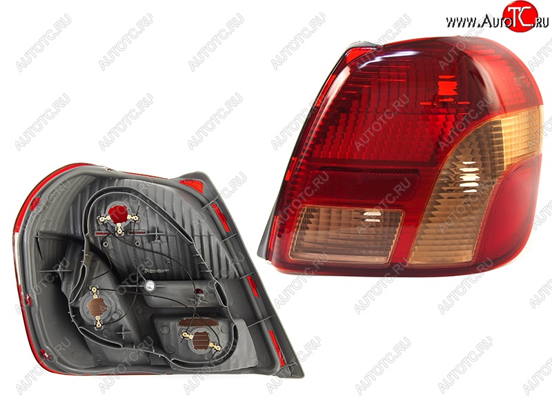 2 969 р. Правый фонарь SAT Toyota Echo XP10 седан дорестайлинг (1999-2002)  с доставкой в г. Воронеж