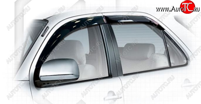 2 299 р. Дефлектора окон CA-Plastic Toyota Fortuner AN50/AN60 2-ой рестайлинг (2011-2015) (Classic полупрозрачный, Без хром.молдинга) с доставкой в г. Воронеж Увеличить фотографию 1 2 299 р. Дефлектора окон CA-Plastic Toyota Fortuner AN50/AN60 2-ой рестайлинг (2011-2015) (Classic полупрозрачный, Без хром.молдинга) с доставкой в г. Воронеж