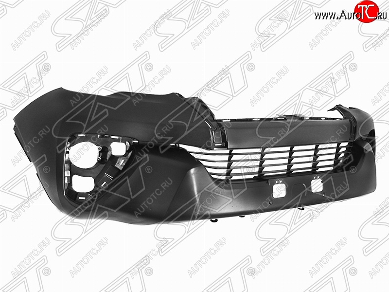 10 999 р. Передний бампер (с решеткой) SAT  Toyota Fortuner  AN160 (2015-2020) дорестайлинг (Неокрашенный)  с доставкой в г. Воронеж