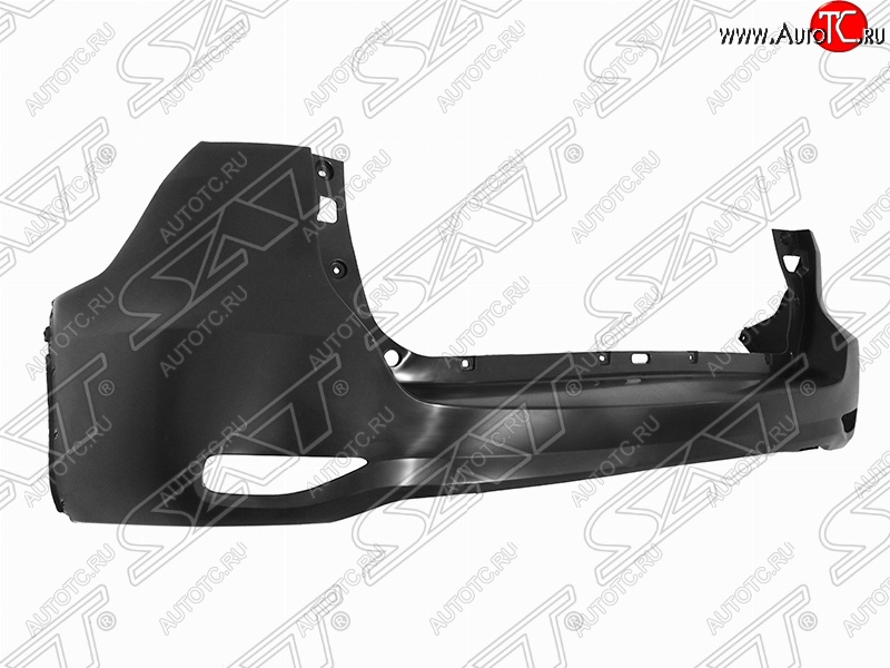 11 449 р. Задний бампер SAT Toyota Fortuner AN160 дорестайлинг (2015-2020) (Неокрашенный)  с доставкой в г. Воронеж