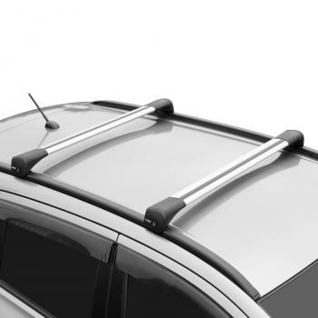 17 089 р. Багажник в сборе на низкие рейлинги LUX BRIDGE  Toyota Fortuner  AN160 (2015-2025) дорестайлинг, рестайлинг (серебро)  с доставкой в г. Воронеж. Увеличить фотографию 2