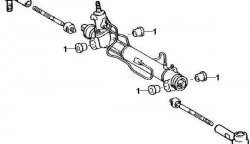 3 899 р. Полиуретановый сайлентблок рулевой рейки Точка Опоры Toyota Harrier XU30 (2003-2013)  с доставкой в г. Воронеж. Увеличить фотографию 2