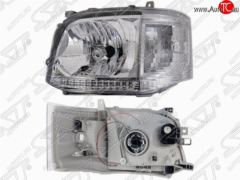 14 299 р. Левая фара передняя SAT (ДХО) Toyota Hiace H200 минивэн (Япония) 2-ой рестайлинг (2010-2013)  с доставкой в г. Воронеж