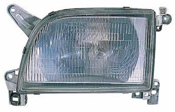 Левая фара SAT (грузопассажирский) Toyota Hiace  H100 (1993-2004) минивэн 1-ый рестайлинг (Япония), минивэн (Япония)  2-ой рестайлинг