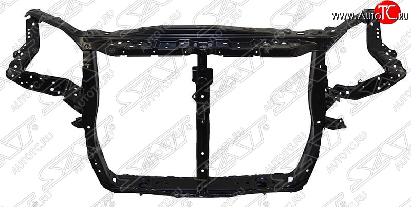 12 999 р. Рамка радиатора (телевизор) SAT Toyota Highlander XU50 дорестайлинг (2013-2017) (Неокрашенная)  с доставкой в г. Воронеж