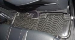 1 999 р. Коврики в салон (5 мест) Aileron 4 шт. (полиуретан) Toyota Highlander XU50 дорестайлинг (2013-2017)  с доставкой в г. Воронеж. Увеличить фотографию 2