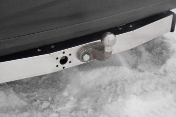 16 389 р. Фаркоп PT GROUP /тип F/ с НЕРЖ накладкой TOYOTA Highlander 2013-2020 Toyota Highlander XU50 дорестайлинг (2013-2017)  с доставкой в г. Воронеж. Увеличить фотографию 2