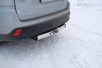 16 389 р. Фаркоп PT GROUP /тип F/ с НЕРЖ накладкой TOYOTA Highlander 2013-2020 Toyota Highlander XU50 дорестайлинг (2013-2017)  с доставкой в г. Воронеж. Увеличить фотографию 4