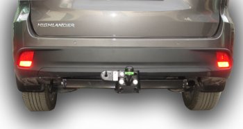 131 999 р. Фаркоп Лидер Плюс (съемный шар тип FC) Toyota Highlander XU50 дорестайлинг (2013-2017) (Без электропакета)  с доставкой в г. Воронеж. Увеличить фотографию 2