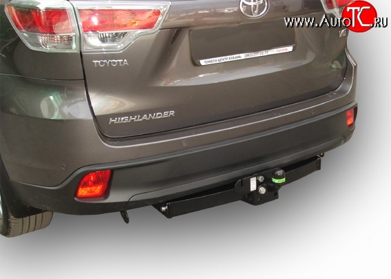 152 999 р. Фаркоп Лидер Плюс Toyota Highlander XU50 дорестайлинг (2013-2017) (Без электропакета)  с доставкой в г. Воронеж