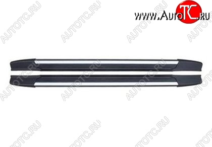 21 599 р. Пороги CT v2 Toyota Highlander XU40 дорестайлинг (2007-2010)  с доставкой в г. Воронеж
