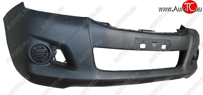4 949 р. Передний бампер SAT Toyota Hilux AN20,AN30  2-ой рестайлинг (2011-2016) (Неокрашенный)  с доставкой в г. Воронеж