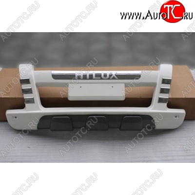 6 999 р. Накладка на передний бампер Original Design Toyota Hilux AN120 дорестайлинг (2016-2020) (Неокрашенная)  с доставкой в г. Воронеж