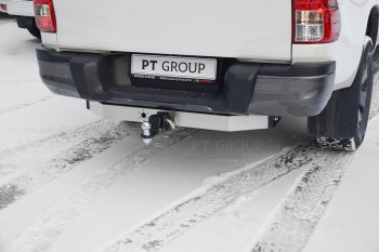 21 619 р. Фаркоп PT GROUP /съемный квадрат/с НЕРЖ накладкой TOYOTA Hilux 2015- /JAC T6 2015-/JAC T8 2023-/Sollers ST6 2023- Toyota Hilux AN120 дорестайлинг (2016-2020)  с доставкой в г. Воронеж. Увеличить фотографию 5