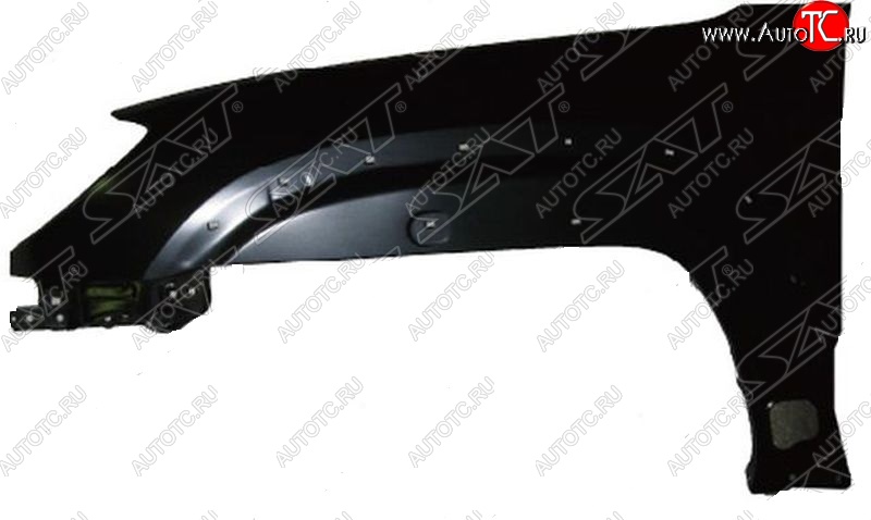 2 599 р. Переднее левое крыло SAT Toyota Hilux Surf N210 дорестайлинг (2002-2005) (Неокрашенное)  с доставкой в г. Воронеж