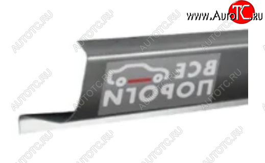 1 599 р. Левый металлический ремонтный порог (полнопрофильный) VSEPOROGI Toyota Hilux Surf N210 рестайлинг (2005-2009)  с доставкой в г. Воронеж