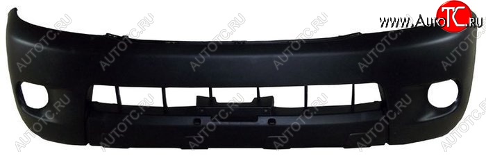 2 399 р. Передний бампер SAT  Toyota Hilux  AN10,AN20 (2004-2008) дорестайлинг (Неокрашенный)  с доставкой в г. Воронеж