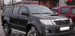 30 699 р. Накладки на колёсные арки с выносом 120 мм Delta 4x4 Toyota Hilux AN10,AN20 дорестайлинг (2004-2008) (Неокрашенные)  с доставкой в г. Воронеж. Увеличить фотографию 2