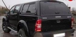 30 699 р. Накладки на колёсные арки с выносом 120 мм Delta 4x4 Toyota Hilux AN10,AN20 дорестайлинг (2004-2008) (Неокрашенные)  с доставкой в г. Воронеж. Увеличить фотографию 3