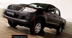 17 499 р. Накладки на колёсные арки RA (комплект) Toyota Hilux AN20,AN30  2-ой рестайлинг (2011-2016) (Поверхность глянец (под окраску), Неокрашенные)  с доставкой в г. Воронеж. Увеличить фотографию 3