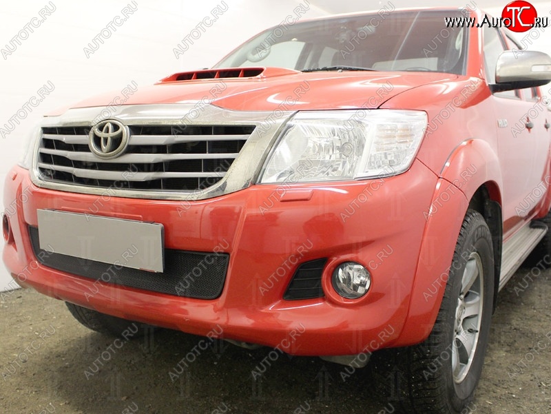 1 499 р. Защитная решётка в воздуховод автомобиля Russtal Toyota Hilux AN20,AN30  2-ой рестайлинг (2011-2016)  с доставкой в г. Воронеж