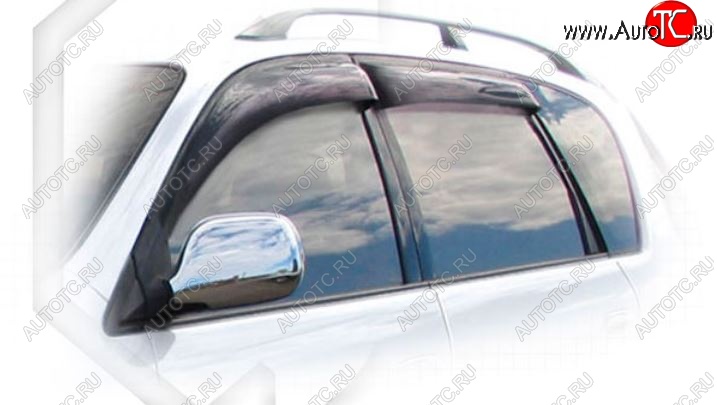 1 999 р. Дефлектора окон (M10G-M15G) CA-Plastic Toyota Ipsum SXM10 дорестайлинг (1995-1998) (Classic полупрозрачный, Без хром.молдинга, Крепление только на скотч)  с доставкой в г. Воронеж