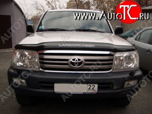 3 689 р. Дефлектор капота NovLine-Autofamily Toyota Land Cruiser 100 дорестайлинг (1998-2002)  с доставкой в г. Воронеж