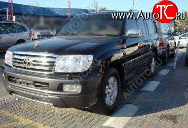 8 149 р. Накладка на передний бампер CT Toyota Land Cruiser 10 100 дорестайлинг (1998-2002) (Неокрашенная)  с доставкой в г. Воронеж