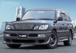 18 749 р. Накладка на передний бампер JAOS Toyota Land Cruiser 10 100 дорестайлинг (1998-2002) (Неокрашенная)  с доставкой в г. Воронеж. Увеличить фотографию 3