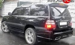 14 949 р. Пороги накладки Hunter Toyota Land Cruiser 100 1-ый рестайлинг (2002-2005) (Неокрашенные)  с доставкой в г. Воронеж. Увеличить фотографию 2