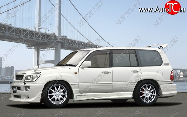 15 349 р. Пороги накладки JAOS Toyota Land Cruiser 100 1-ый рестайлинг (2002-2005) (Неокрашенные)  с доставкой в г. Воронеж