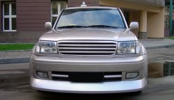 7 199 р. Решетка радиатора HUNTER Toyota Land Cruiser 100 дорестайлинг (1998-2002) (Неокрашенная)  с доставкой в г. Воронеж. Увеличить фотографию 2
