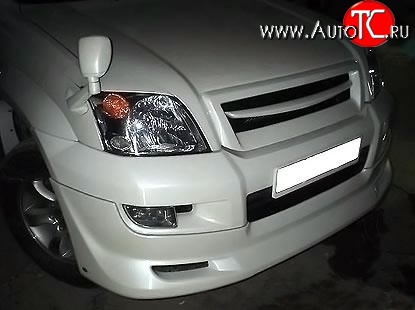 11 399 р. Решётка радиатора JAOS Toyota Land Cruiser Prado J120 (2002-2009) (Неокрашенная)  с доставкой в г. Воронеж