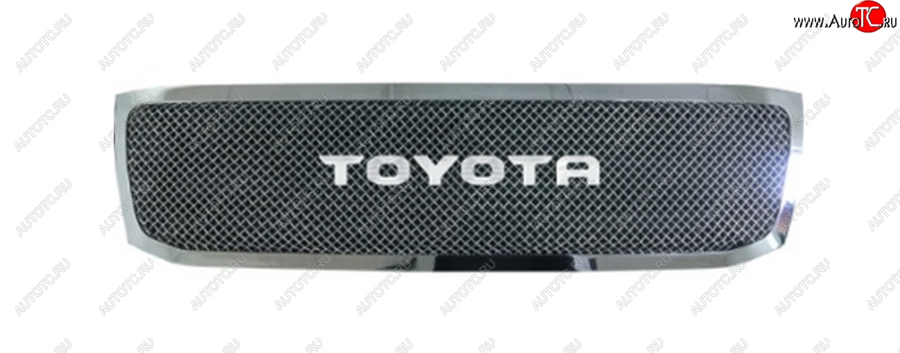 12 999 р. Решетка радиатора CrTuning Toyota Land Cruiser 100 дорестайлинг (1998-2002) (Стандарт - TOYOTA)  с доставкой в г. Воронеж