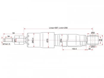 2 299 р. Амортизатор задний LH=RH SAT  Toyota Land Cruiser  100 (1998-2007) дорестайлинг, 1-ый рестайлинг, 2-ой рестайлинг  с доставкой в г. Воронеж. Увеличить фотографию 1