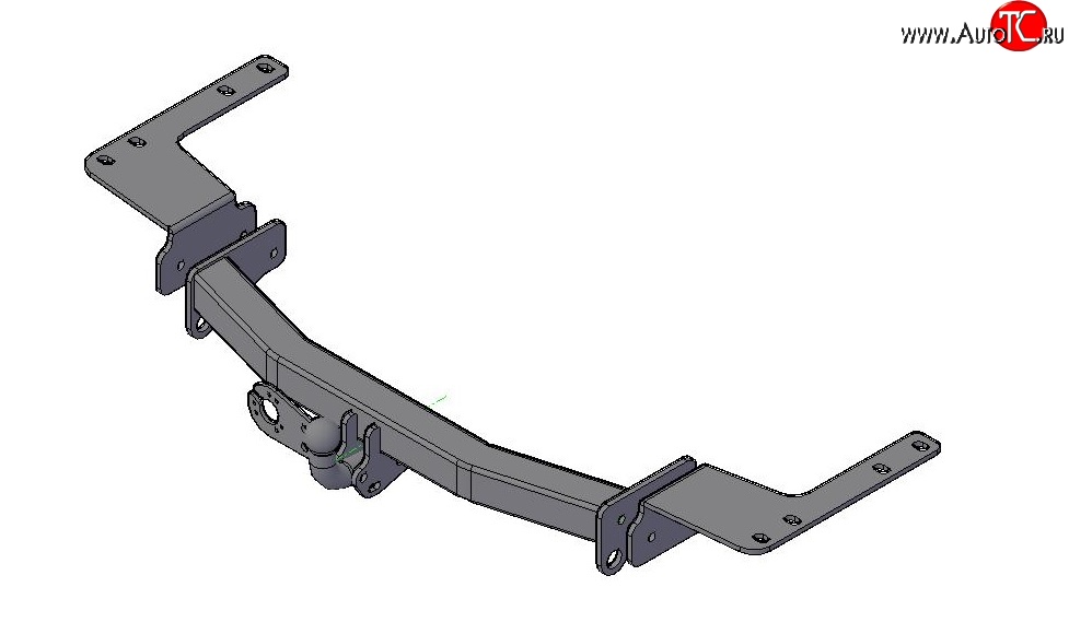 4 499 р. Фаркоп Russtal Toyota Land Cruiser 100 2-ой рестайлинг (2005-2007)  с доставкой в г. Воронеж