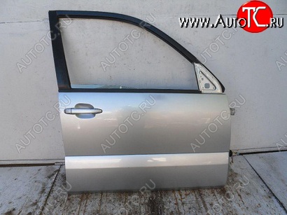 24 449 р. Дверь передняя SPARD (чёрная, правая) Toyota Land Cruiser Prado J120 (2002-2009) (Неокрашенная)  с доставкой в г. Воронеж