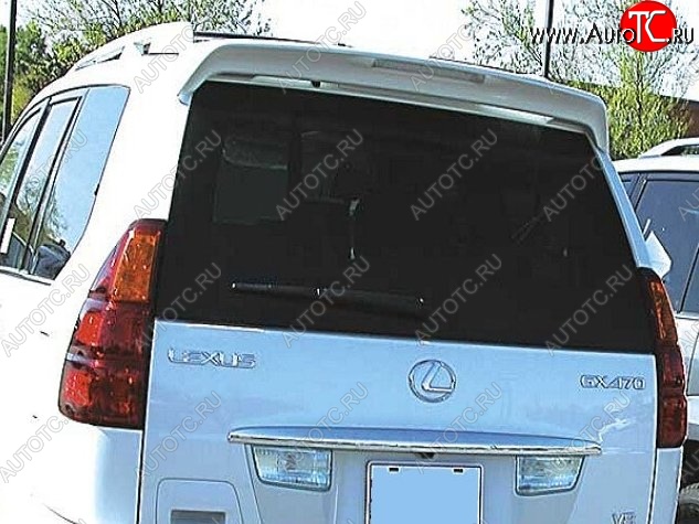 6 399 р. Спойлер CT v2 Toyota Land Cruiser Prado J120 (2002-2009) (Неокрашенный)  с доставкой в г. Воронеж