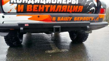 48 999 р. Бампер задний силовой РИФ  Toyota Land Cruiser Prado  J120 (2002-2009) (С квадратом под фаркоп)  с доставкой в г. Воронеж. Увеличить фотографию 4
