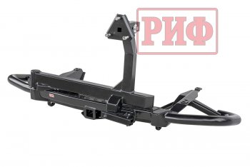 79 999 р. Бампер задний силовой РИФ  Toyota Land Cruiser Prado  J120 (2002-2009) (С квадратом под фаркоп и калиткой)  с доставкой в г. Воронеж. Увеличить фотографию 7