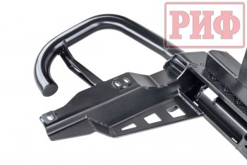 79 999 р. Бампер задний силовой РИФ  Toyota Land Cruiser Prado  J120 (2002-2009) (С квадратом под фаркоп и калиткой)  с доставкой в г. Воронеж. Увеличить фотографию 6