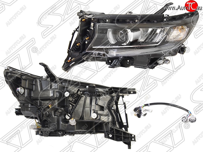 25 449 р. Левая фара SAT (LED)  Toyota Land Cruiser Prado  J150 (2017-2020) 2-ой рестайлинг  с доставкой в г. Воронеж