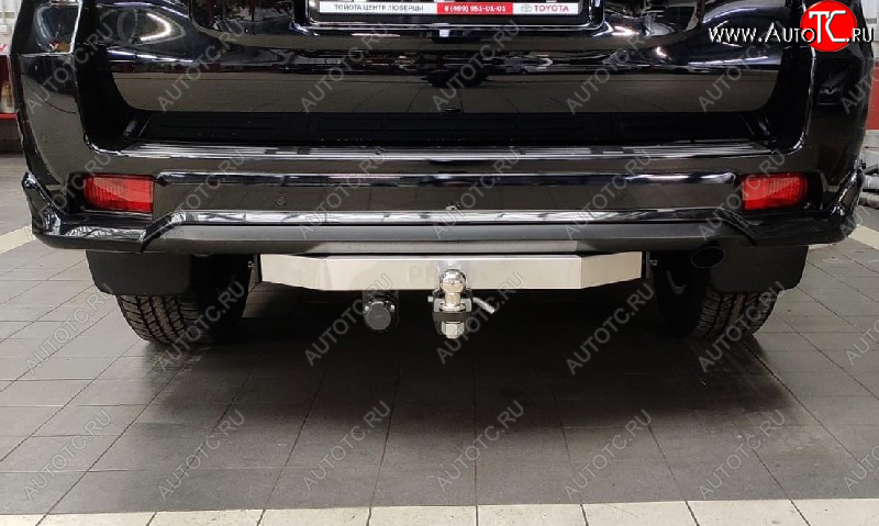20 999 р. Фаркоп (тягово-сцепное устройство) TCC (Black Onyx)  Toyota Land Cruiser Prado  J150 (2020-2025) 3-ий рестайлинг (оцинкованный, шар Е, надпись Prado)  с доставкой в г. Воронеж